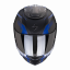 Moto přilba SCORPION EXO-391 HAUT matná černo/stříbrno/modrá
