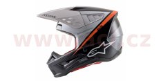 Přilba S-M5 RAYON, ALPINESTARS (černá/bílá/oranžová fluo/matná)