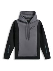 mikina IGNITE HOODIE, ALPINESTARS (šedá/černá)