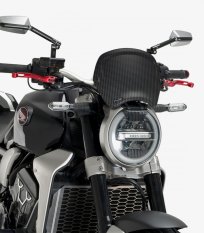 Plexi štít PUIG 9768C FRONTAL PLATE karbonový vzhled