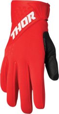 Motokrosové rukavice THOR GLOVE SPECT COLD červeno/černé