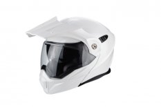 Moto přilba SCORPION ADX-1 solid pearl bílá