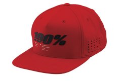 kšiltovka 100% - DRIVE Snapback červená (vel. UNI)
