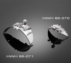 Soška samolepící Highway Hawk SKULL 100mm (lebka), universální (1ks)