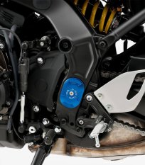 Kryty podvozku PUIG 21089A hliník modrá