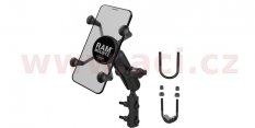 držák mobilního telefonu X-Grip s uchycením na objímku brzdové/spojkové páčky/řidítka motocyklu, RAM Mounts