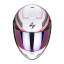 Moto přilba SCORPION EXO-1400 AIR GAIA perleťové bílo/růžová