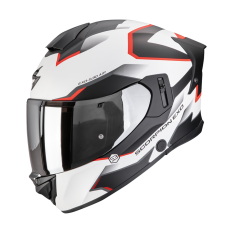 Moto přilba SCORPION EXO-530 AIR CLIP matná bílo/černo/červená