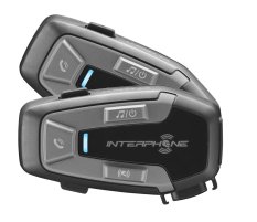 Bluetooth headset pro uzavřené a otevřené přilby Interphone U-COM6R, Twin Pack