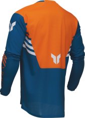 Dres cross enduro THOR LAUNCHMODE Zone modro/oranžové