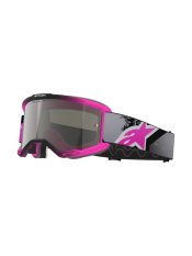 Brýle VISION 5 LAHND, ALPINESTARS (růžová fluo/šedá/černá/bílá, zrcadlové stříbrné plexi) 2026