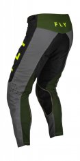 kalhoty KINETIC JET, FLY RACING - USA 2023 (černá/zelená/hi-vis)