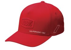 kšiltovka 100% - SHADOW Snapback dětská červená (vel. UNI)