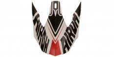 náhradní kšilt pro přilby TWIST Avanger, AIROH - Itálie (bílá/červená/černá)
