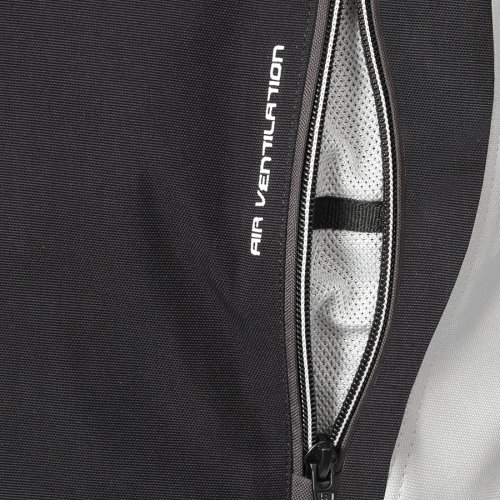BÜSE Highland II textilní bunda dámská černá / světle šedá - Barva: černá / světle šedá, Velikost: 36