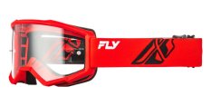 Brýle FOCUS, FLY RACING - USA (červené/černé - číré plexi)